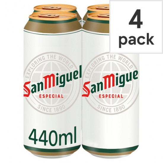 San Miguel Especial Premium Lager 4X440ml