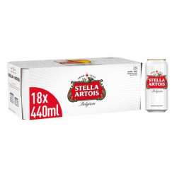 Stella Artois Lager 18X440ml